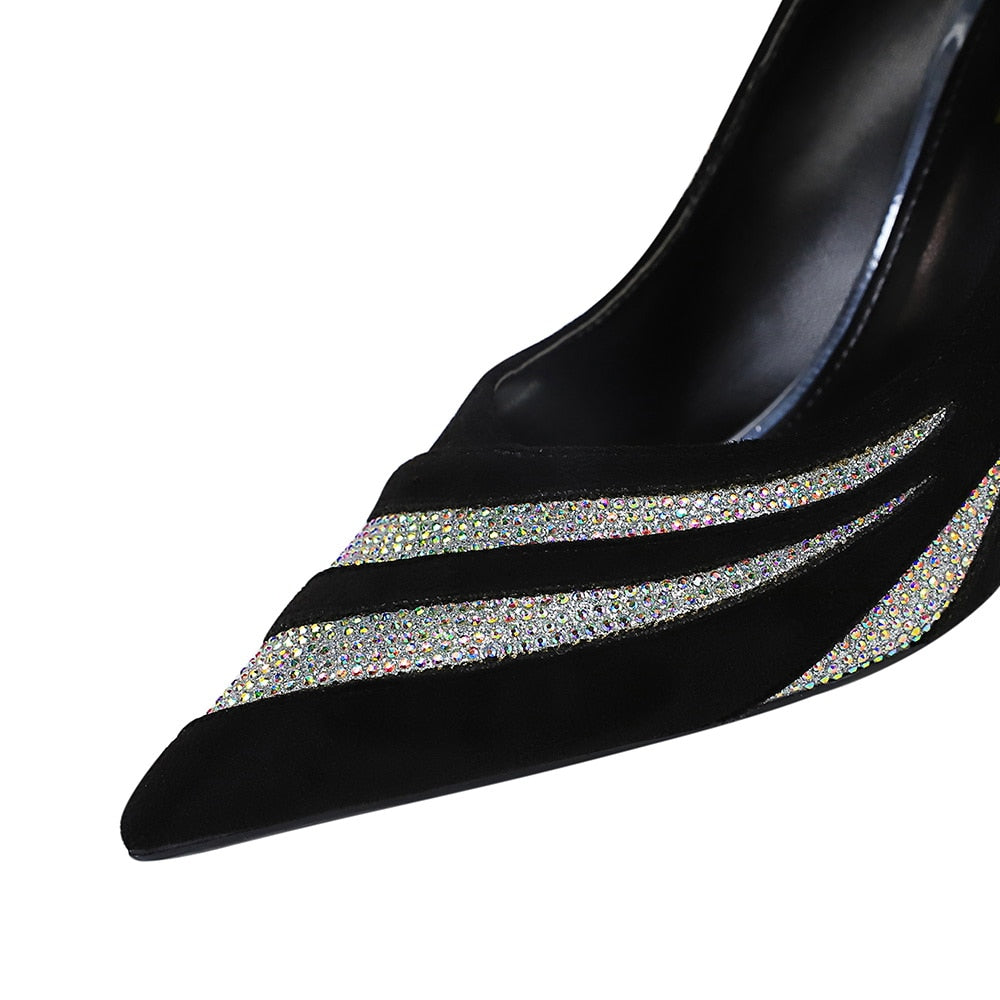 Dam Högklackade Stilettos Gummi 8 cm Klack-5