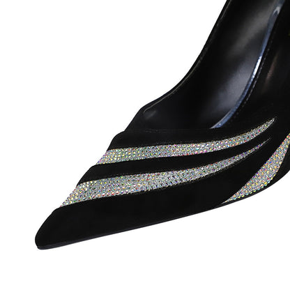 Dam Högklackade Stilettos Gummi 8 cm Klack-5