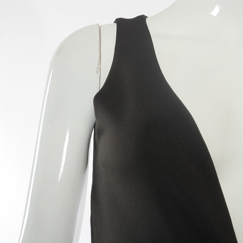 Dam Latzhose Hög Midja Tätt Passande Polyester-6