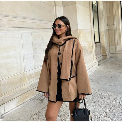 Variant image for Dam Långärmad Rock med Halsduk Polyester Elegant-25