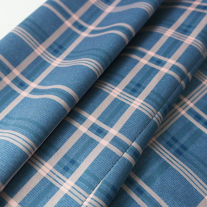 Dam Midi-Rock Karomönster Polyester och Bomull-3