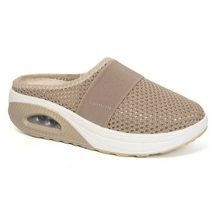 Dam Sandaler Halv Wrap Ortopedisk Design Nätverk-1