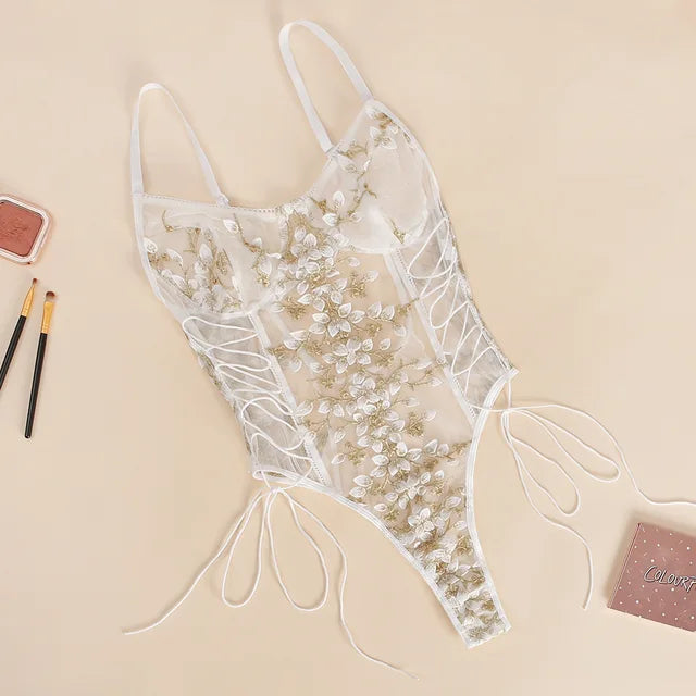 Dam Korsett Underkläder Elegant Polyester Elasthan-6