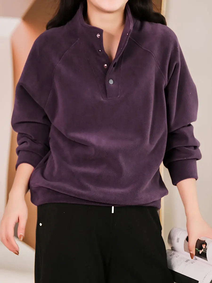 Variant image for Kvinnors Casual Skjorta Enkel Design Mjukt Tyg-5
