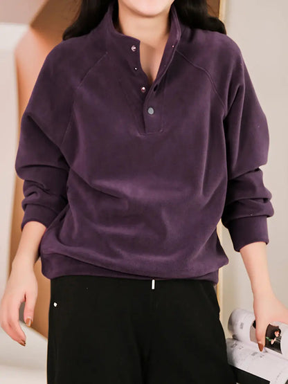 Variant image for Kvinnors Casual Skjorta Enkel Design Mjukt Tyg-5