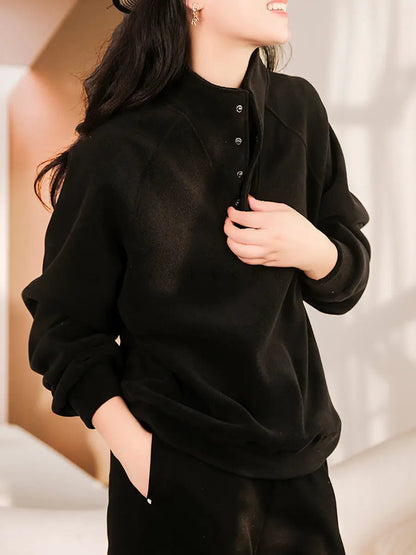 Variant image for Kvinnors Casual Skjorta Enkel Design Mjukt Tyg-2