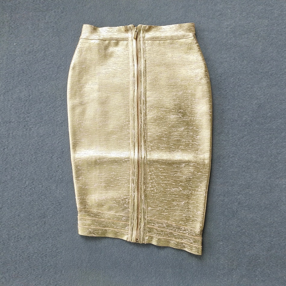 Dam Vardagskjol Med Dragkedja Nylon Spandex Rayon 5