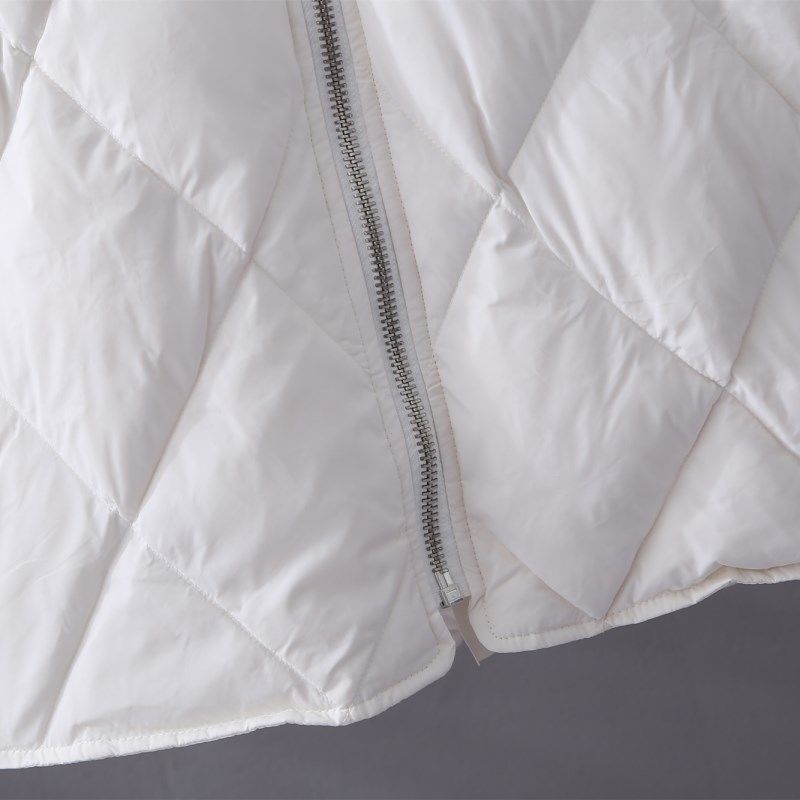 Dam Stepp Mantel Långärmad Bomull Polyester-5