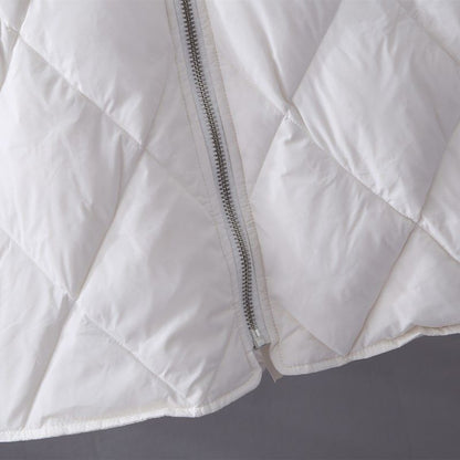 Dam Stepp Mantel Långärmad Bomull Polyester-5