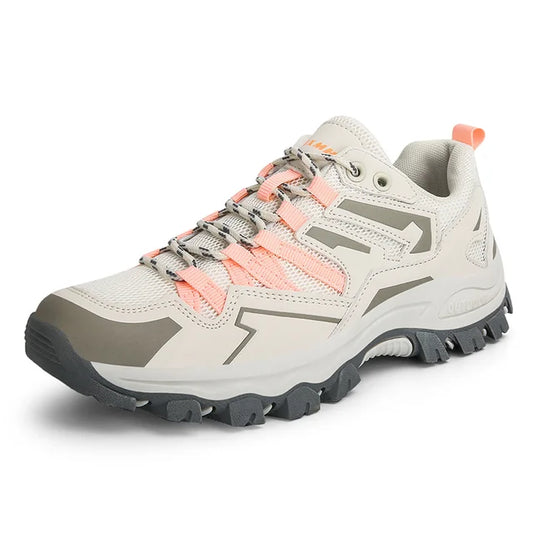 Kvinnors Sneakers Andningsbara Minimalistisk Gummi-1