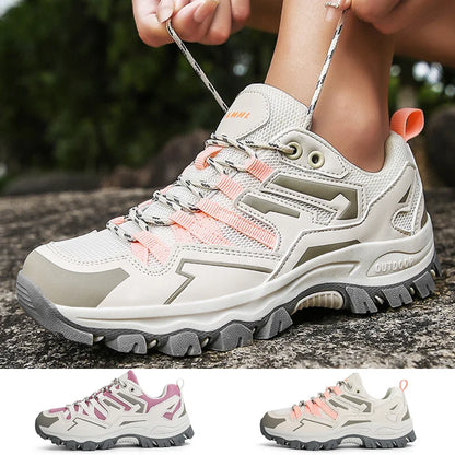 Kvinnors Sneakers Andningsbara Minimalistisk Gummi-2