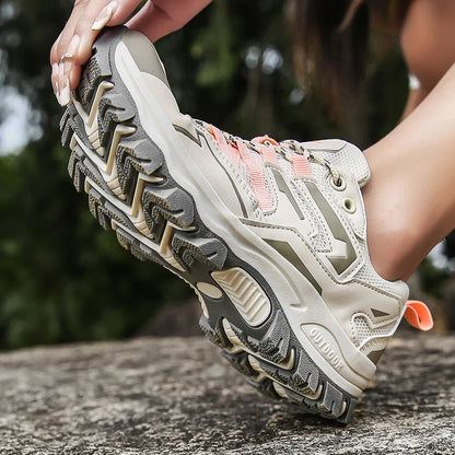 Kvinnors Sneakers Andningsbara Minimalistisk Gummi-6