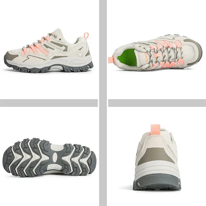 Kvinnors Sneakers Andningsbara Minimalistisk Gummi-4