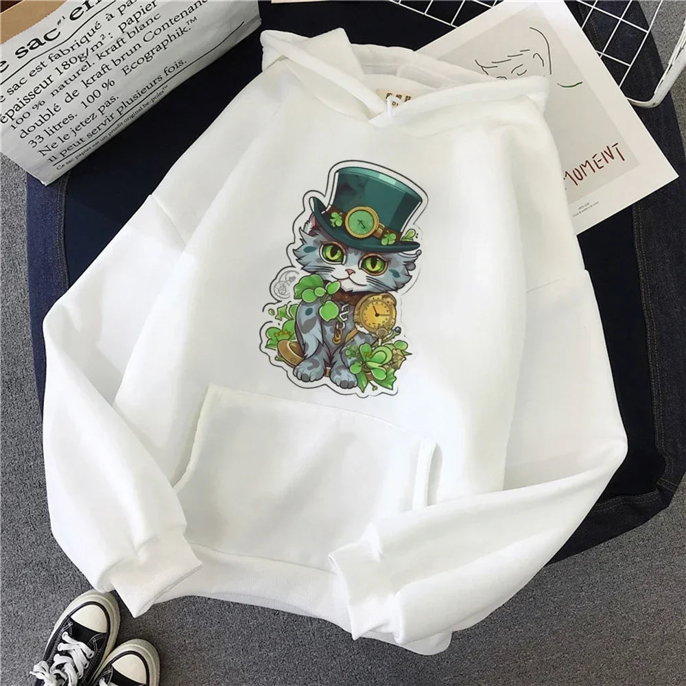 Variant image for Herr Hoodie Klöverblad Design 100% Bomull-37
