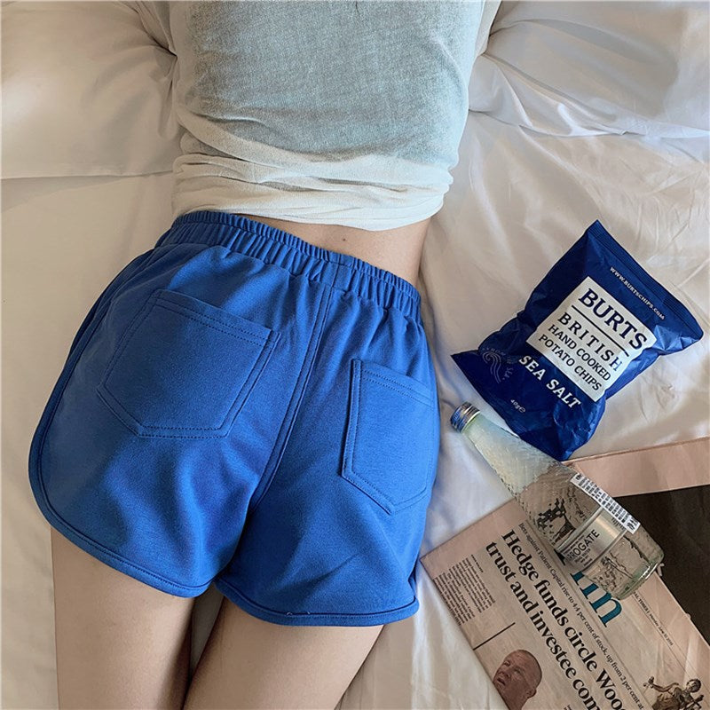 Herr Shorts Midjeshorts Elastisk Bomull Polyester med Fickor-2