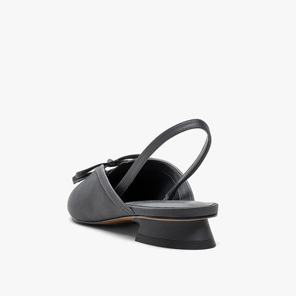 Dam Mule Skor Bekväm PU Gummi Stängd Framsida 5