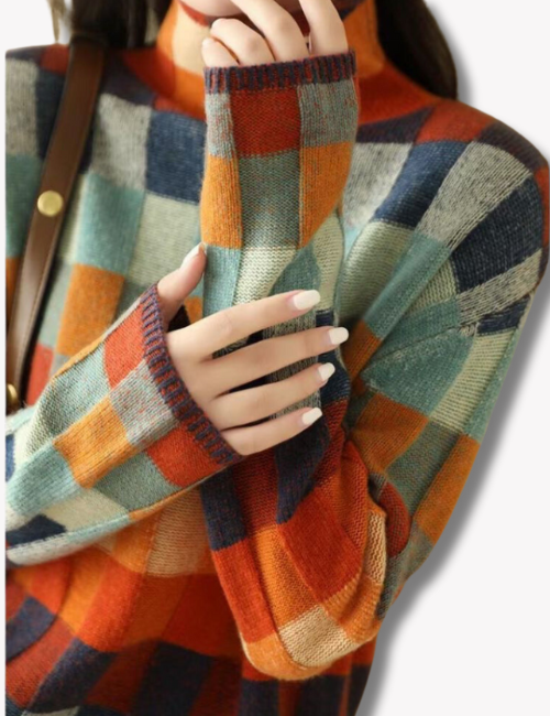 Dam Kashmirtopp Stilren Mjuk 100% Kashmir-3