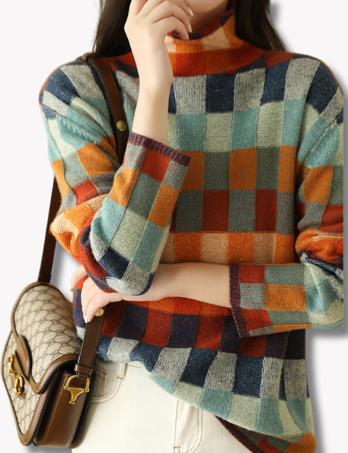 Dam Kashmirtopp Stilren Mjuk 100% Kashmir-1