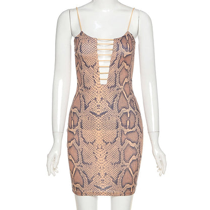 Kvinnors Mini Klänning Ärmlös Spaghetti Band Polyester-6