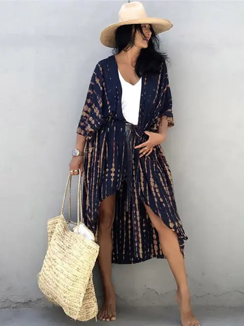 Variant image for Kvinnors Strandpareo Boho Stil Lätt Batik-13