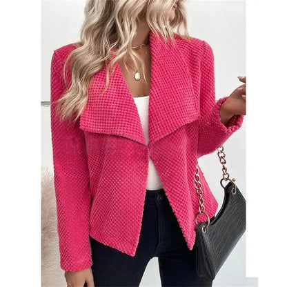 Kvinnors Blazer Skräddarsydd Polyester Viskos Elegant 11