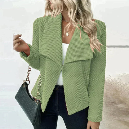 Kvinnors Blazer Skräddarsydd Polyester Viskos Elegant-2