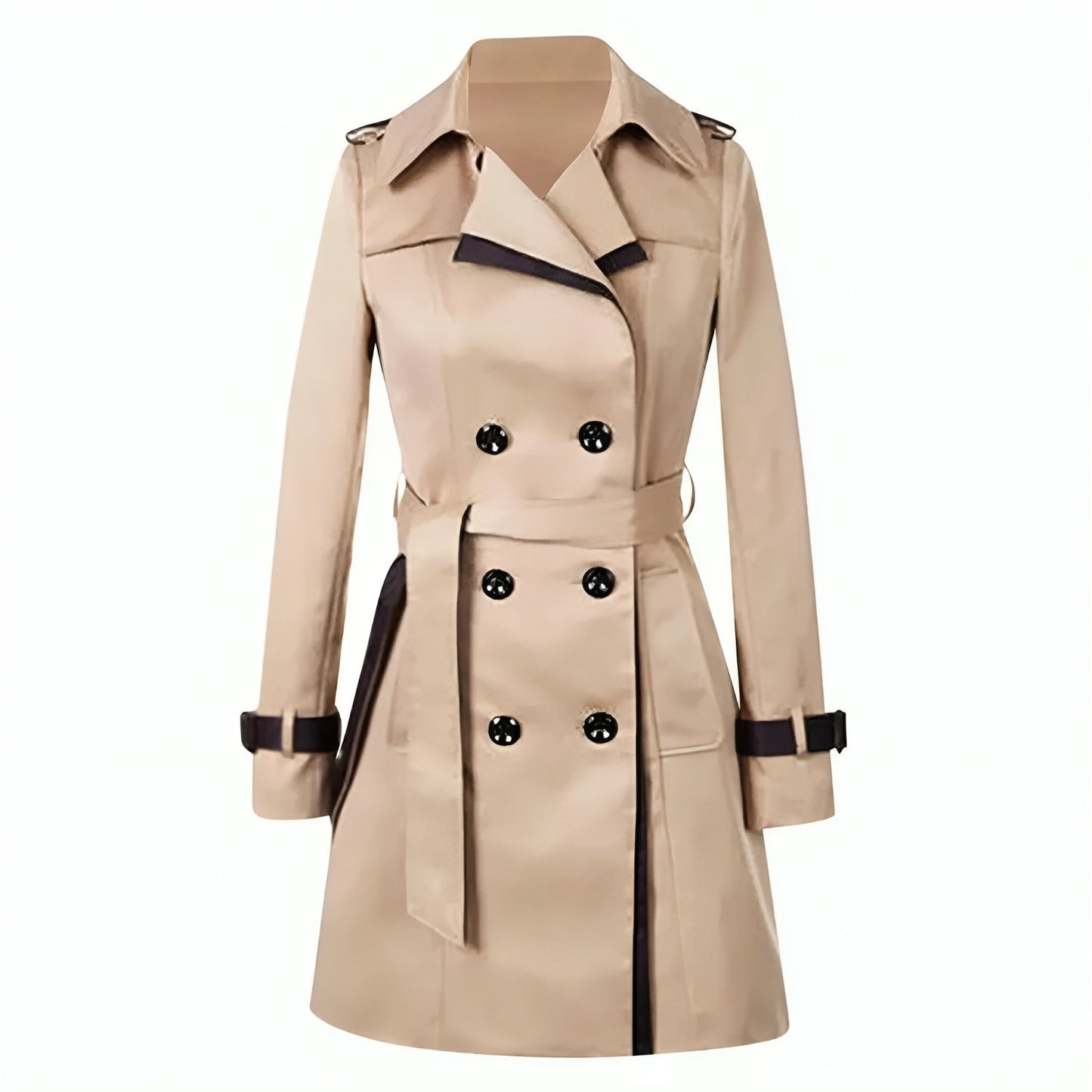 Variant image for Dam Trenchrock Dubbelknäppt Polyester Vinter-1