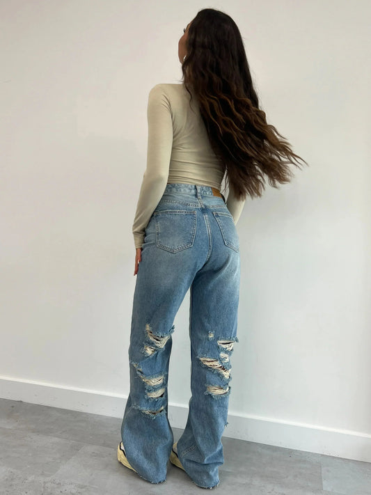 Dam Jeans Loose Fit Raka Ben 100% Bomull 1