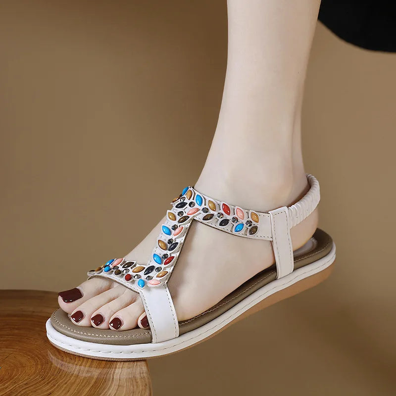 Dam Sandaler Platta Polyuretan Modern Stil-2