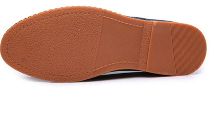 Herrskor Oxford Klassisk Design Läder-6