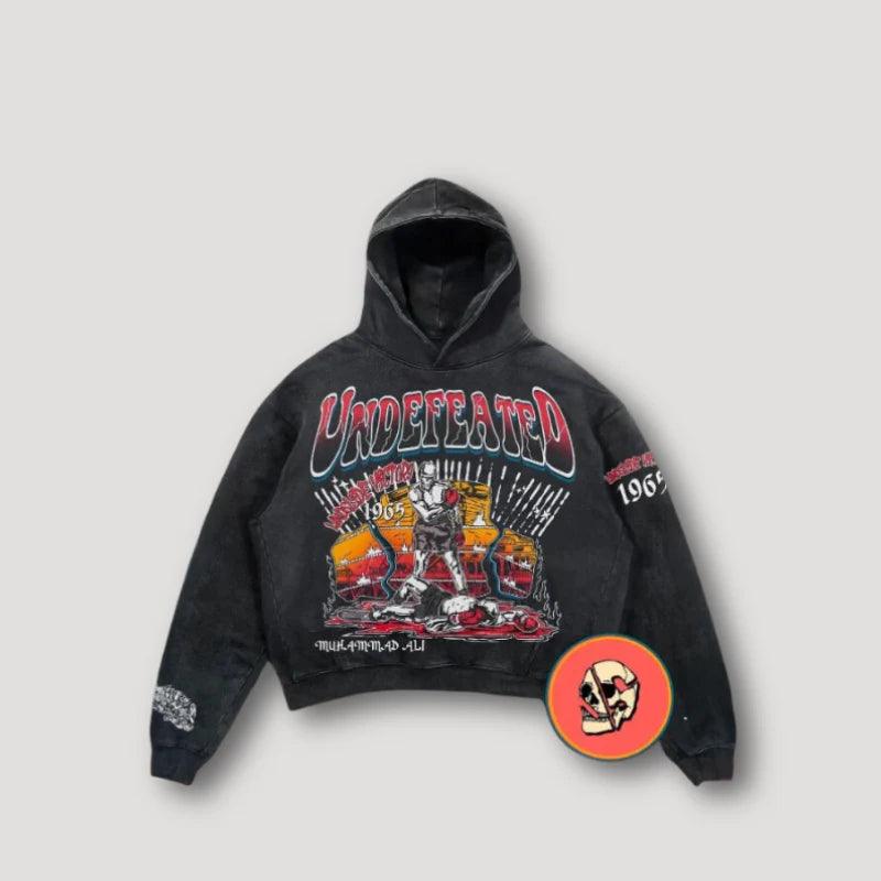 Variant image for Unisex Hoodie Grafisk Design 100% Bomull Streetwear-41