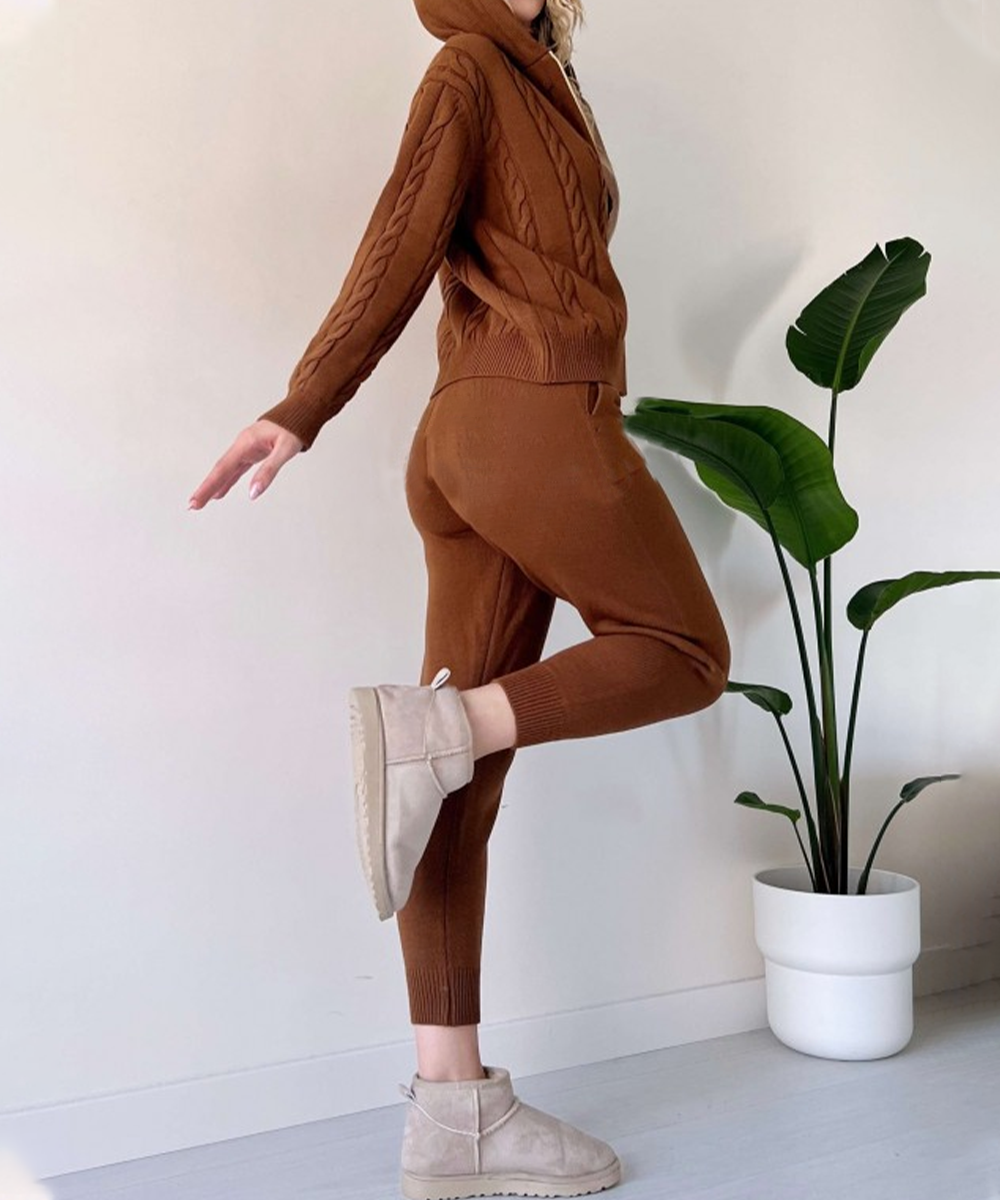 2-delad Kofta Set för Damer i Mjukt Tyg med Elastisk Midja – Bohemisk Design för Avslappnade Tillfällen 6