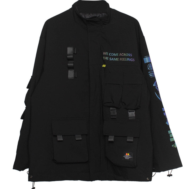 Dam Kappa Reflekterande Design Högkvalitativt Material-1