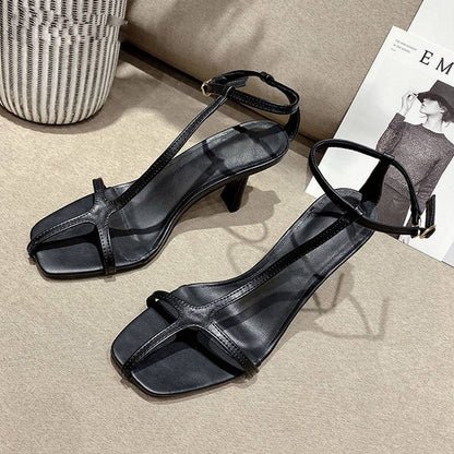 Variant image for Dam Sandaler Gladiatorer PU-Läder Hög Klack 5-8 cm-2