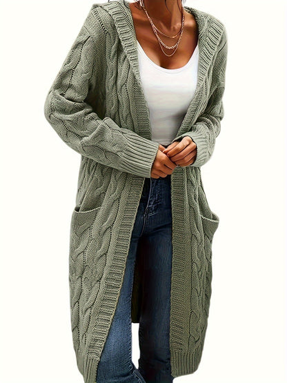 Vinterjacka Dam Avslappnad Polyester Med Fickor-4