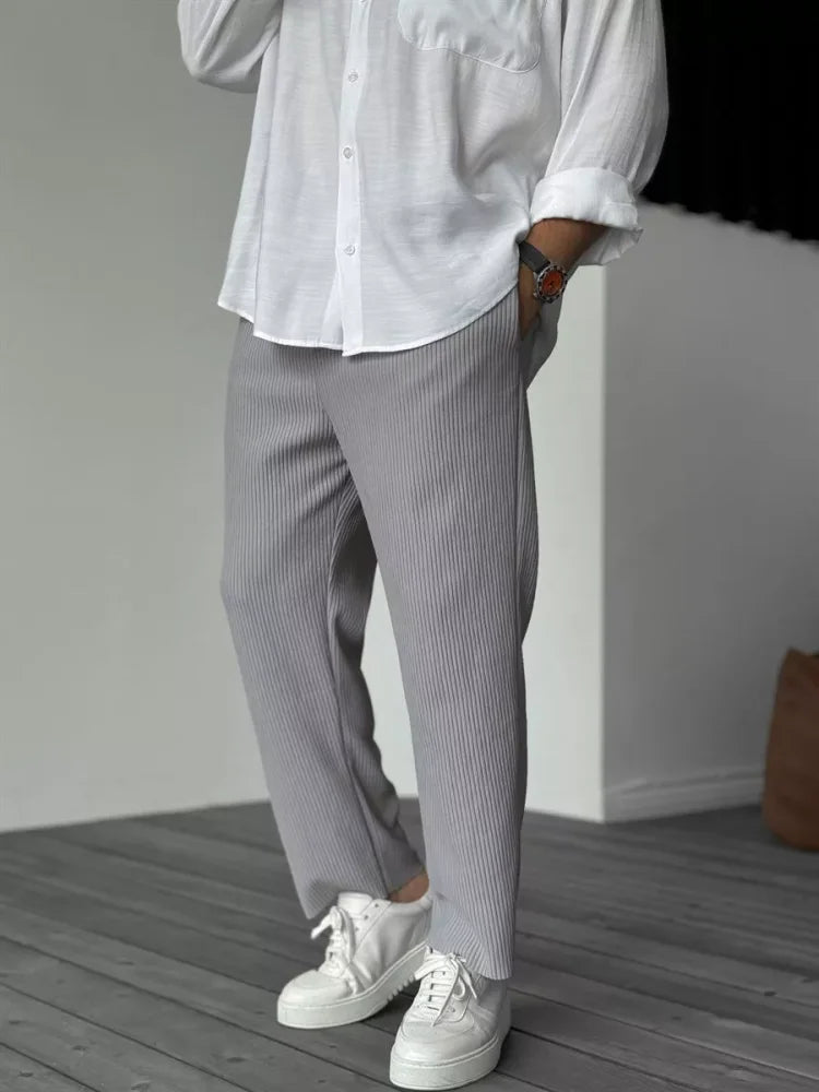 Herren Strumpbyxor Elegant Högkvalitativ Nylon Elastan-3