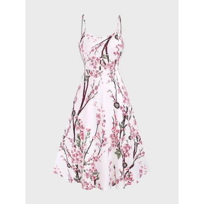 Dam Casual Outfit Set Blommigt Polyester-2