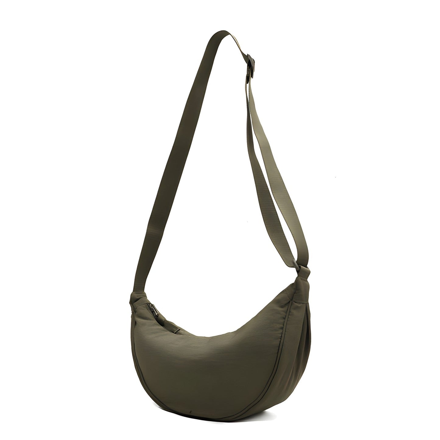 Kvinnors Crossbody Väska Halvmåneformad Nylon Justerbar Axelrem 10