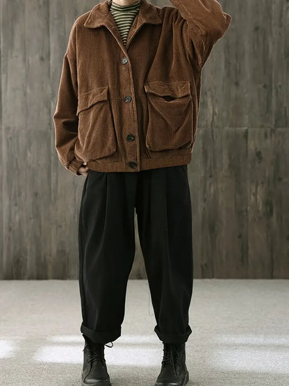 Damjacka Enkel Design Mjuk Tyg för Dam - Tidlös och Komfortabel Jacka-4