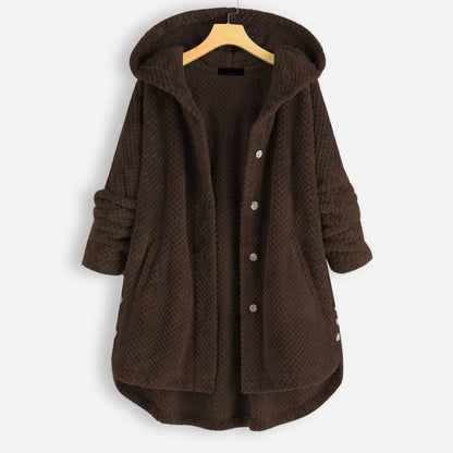 Variant image for Damjacka med Huva i Mjukt Polyester för Vinterbruk-25