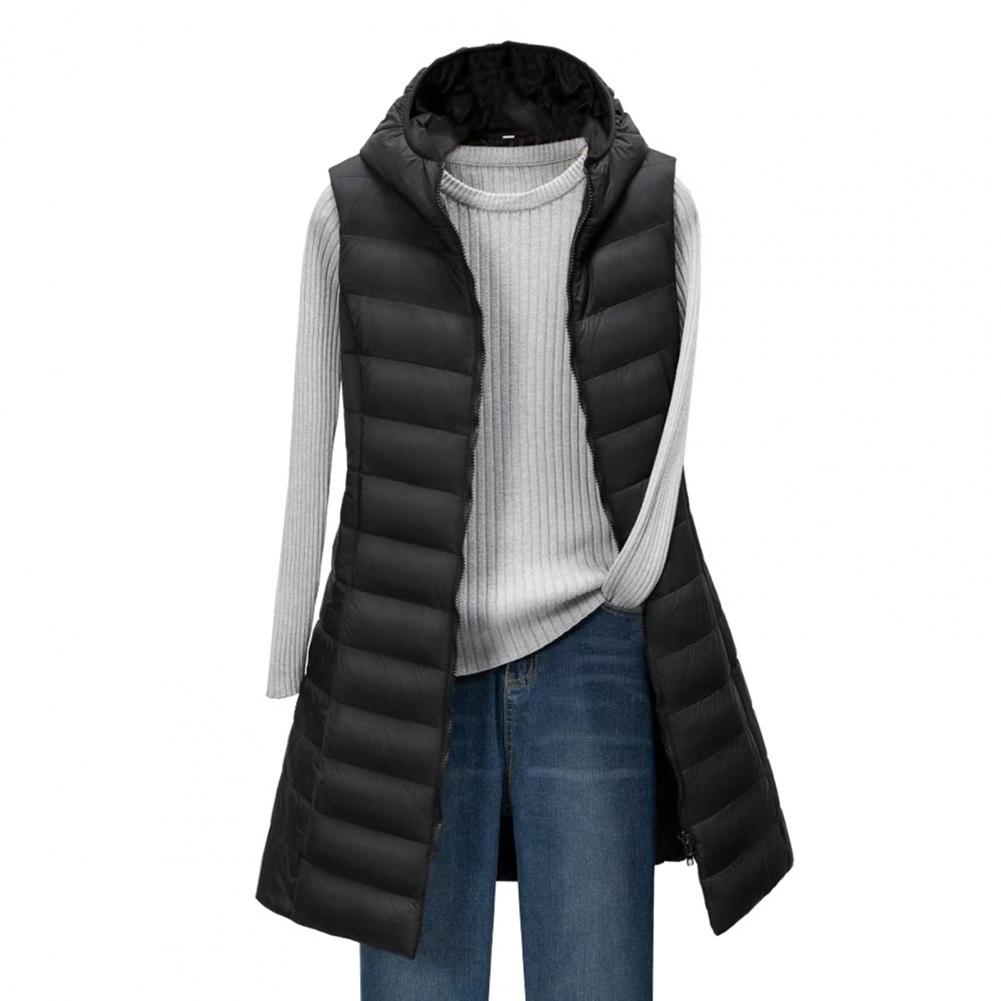 Variant image for Dam Jacka Lång Fodrad Polyester Elegant Bodywarmer-6