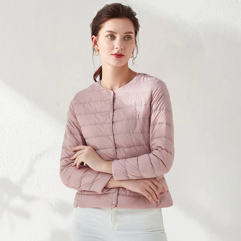 Variant image for Damjacka Quiltad Kragefri Lätt Polyester för Dam-31