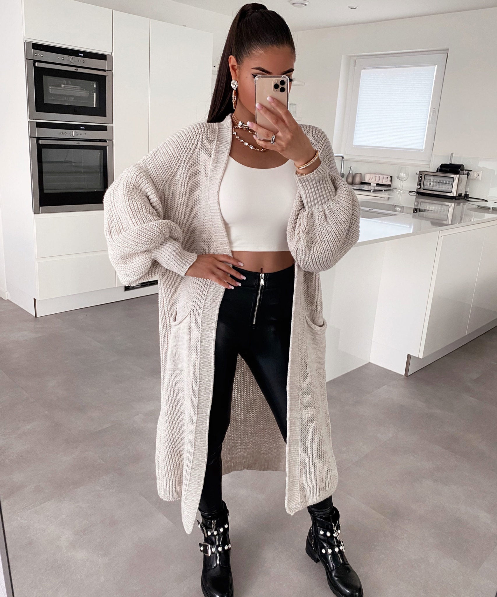 Fina Dam Klänningar Lång Mjuk Tyg-2