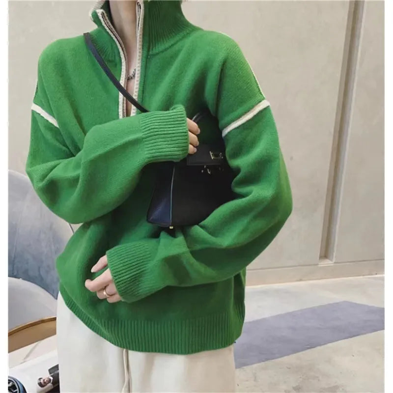 Variant image for Dam Tröja Halv Dragkedja Mjuk Material-7