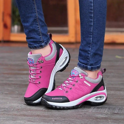 Ergonomiska Dam Sneakers med Halkfri Sula och Modern Design – Komfortabla Skor för Vardag och Fest 2
