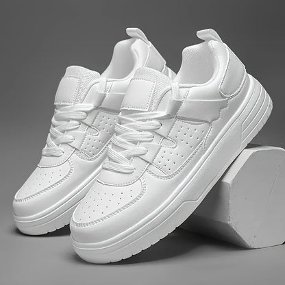 Mäns Sneakers Plattform Casual PU Tyg-1