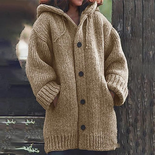 Kvinnors Elegant Jacka Polyester Bomull-1