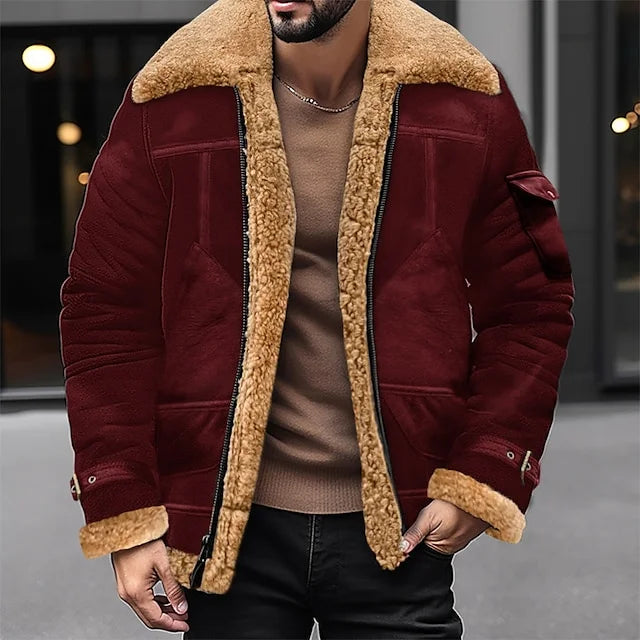 Variant image for Herrjacka Sherpa Vinter Robust Material-9