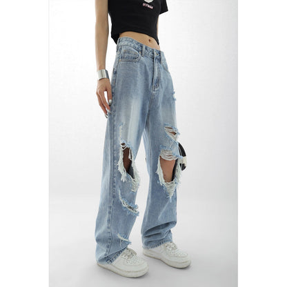 Variant image for Dam Jeans Trasiga Design Tunt Bomull-1