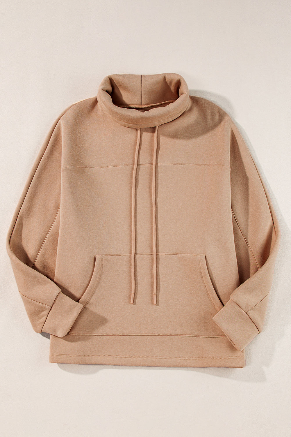 Stickad Dam Tröja Turtleneck Klassisk Andningsbart Material 5